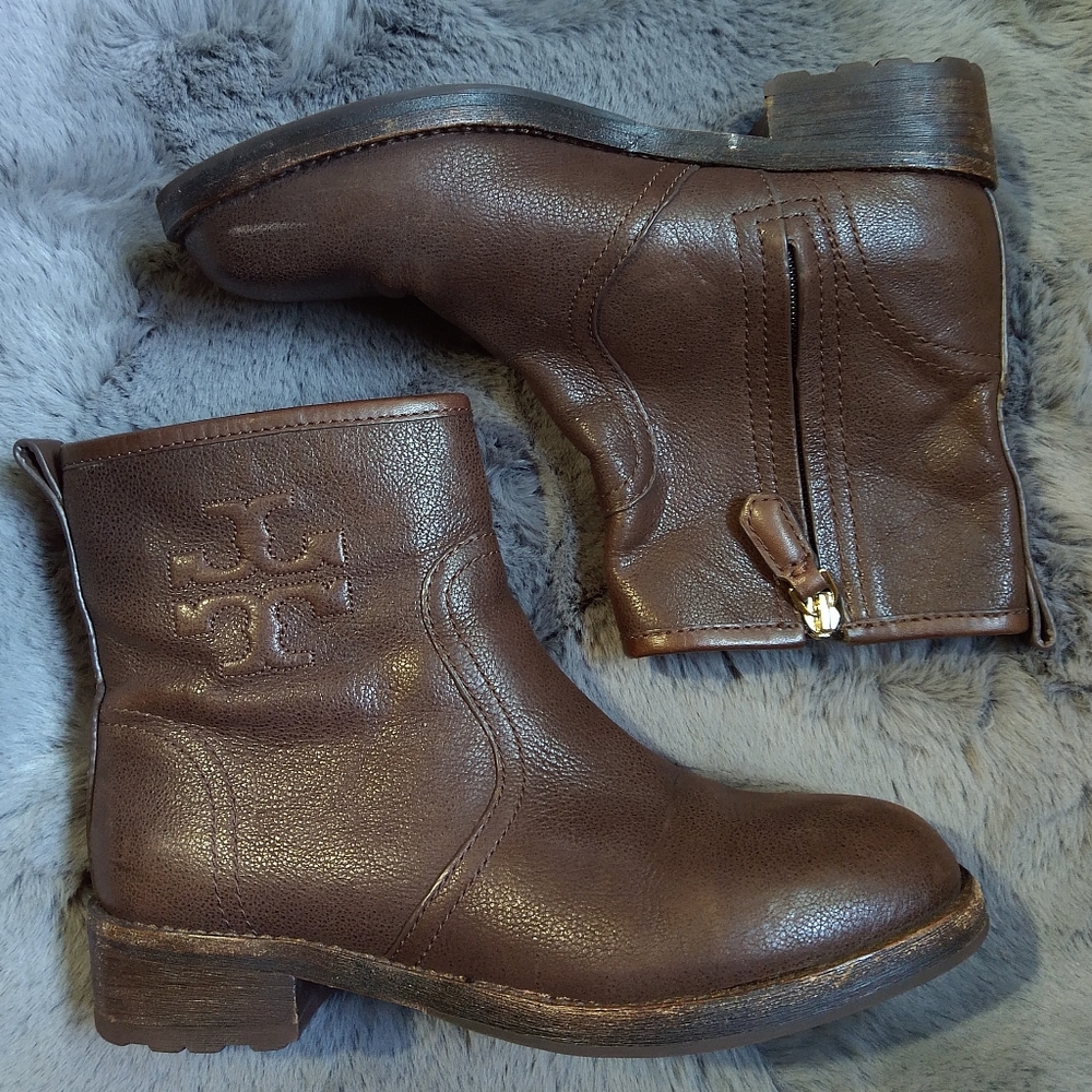 Tory Burch Leather Booties